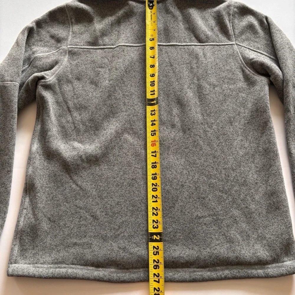 The North Face Gordon Lyons ¼-Zip Fleece Mens Large Gray Sweater-Knit‎ Pullover